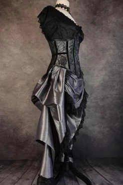 Gallery Serpentine Corsetry Silver Pandora Under Bust Corset -AKUMU INK shop pandora ens sf
