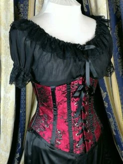 Gallery Serpentine Victorian Under Corset Chemise -AKUMU INK shop pandora side red b080cb45 2722 47da 8ea1 c136c354d05c