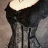 Gallery Serpentine Corsetry Silver Pandora Under Bust Corset -AKUMU INK shop pandora silver sf close