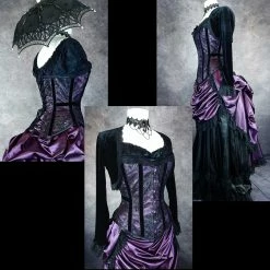Vic & Steam Amethyst Victorian Bustle Deluxe -AKUMU INK shop pandora venus 3 up