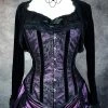 Gallery Serpentine Corsetry Pandora Venus Over Bust Corset, Custom Sized -AKUMU INK shop pandora venus front amethys