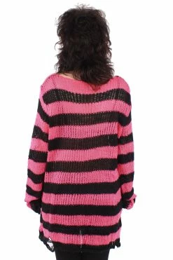 Catalyst Hot Pink/Black Striped Distressed Sweater 12 Catalyst Hot Pink/Black Striped Distressed Sweater -AKUMU INK shop pink sweater 03 601aa43e f360 4a96 b9cb e5149e3570a0