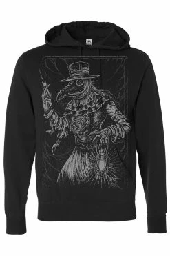 VampireFreaks Black Death Doctor Hoodie [Zipper Or Pullover]
