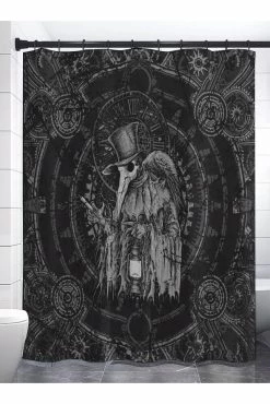 VampireFreaks Plague Doctor Shower Curtain