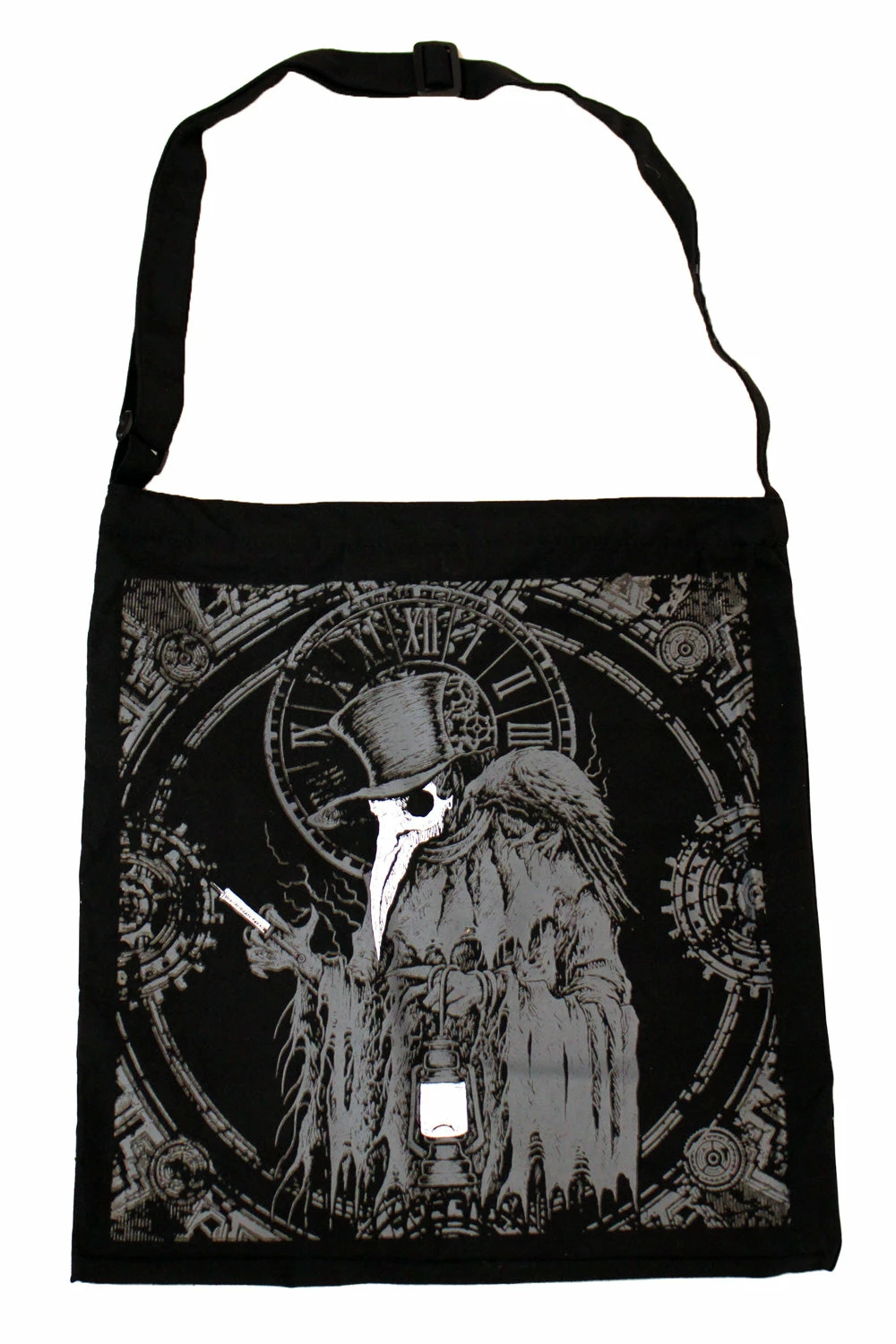VampireFreaks Shoulder Sling Zipper Tote Bag 9 VampireFreaks Shoulder Sling Zipper Tote Bag - Image 7