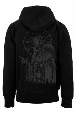 VampireFreaks Plague Doctor Hoodie [Zipper Or Pullover] -AKUMU INK shop plagueDoctorzip