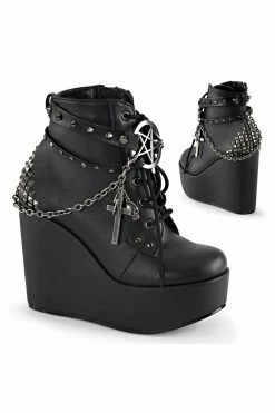 Demonia Witches Wanted Wedge Boots [POISON-101 Platforms]