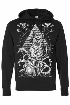 VampireFreaks Bastet Hoodie [Zipper Or Pullover] -AKUMU INK shop pullover hoodie 78704f62 9e82 4967 b819 0a35c94ff0ff