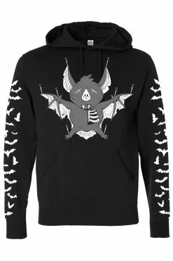 VampireFreaks Taxidermy Bat Hoodie W/ Bat Sleeves [Zipper Or Pullover] -AKUMU INK shop pullover hoodie ce0c476b c7c3 440f 8551 e1f8fa398ef7