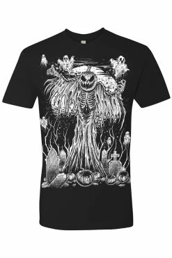 VampireFreaks Pumpkin Reaper Tee [Multiple Styles Available] -AKUMU INK shop pumpkin reaper tshirt front resize
