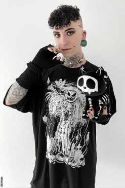 VampireFreaks Pumpkin Reaper Tee [Multiple Styles Available] -AKUMU INK shop pumpkinReaper