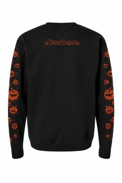 VampireFreaks Possessed Pumpkin Patch Sweatshirt -AKUMU INK shop pumpkinSweatshirtBack