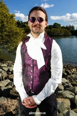 Gallery Serpentine Aristocrat Shirt, WAITING ON NEW STOCK -AKUMU INK shop purple silk brocade vest aristocrat shirt 2 8430785c 654f 4aa0 bd6c 2284adc7154c