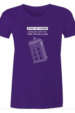 Victorian And Steampunk Purple Women's #stayathome Meme Tee 8 Victorian And Steampunk Purple Women's #stayathome Meme Tee -AKUMU INK shop purplewstayathome