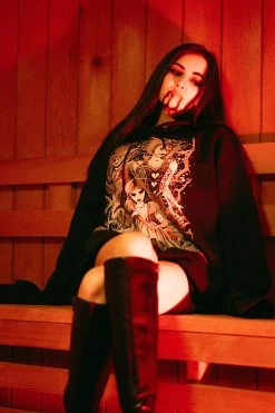 VampireFreaks Malice In Wonderland Hoodie [Zipper Or Pullover] -AKUMU INK shop qq sabrina.stern