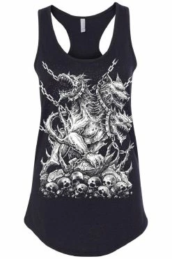 VampireFreaks Cerberus Tee [Multiple Styles Available] -AKUMU INK shop racerback tank black front aca630ce 403b 4d32 81d6 8136d5d1b8a9