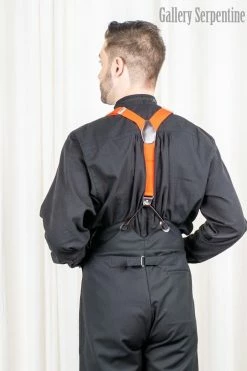 Gallery Serpentine Tombstone Trousers, 40" -AKUMU INK shop red braces back 6ce24578 1865 4412 8938 f6b796c9f2d3