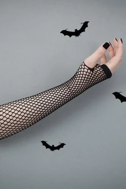 Catalyst Mall Goth Fishnet Gloves