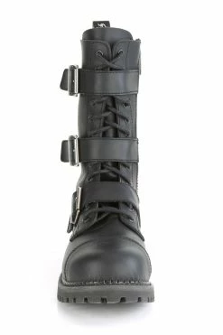 Demonia Lead The RIOT-12 Boots [Black Vegan Leather] -AKUMU INK shop riot 12bk bvl01 e94bad4a 5608 45aa a440 1537621faae8