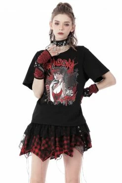 DARK IN LOVE Blood Oath Striped Arm Warmers