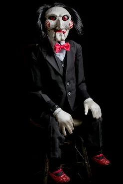 TRICK OR TREAT STUDIOS Saw Billy The Puppet 47" Lifesize Poseable Puppet Prop 8 TRICK OR TREAT STUDIOS Saw Billy The Puppet 47" Lifesize Poseable Puppet Prop -AKUMU INK shop saw billy puppet