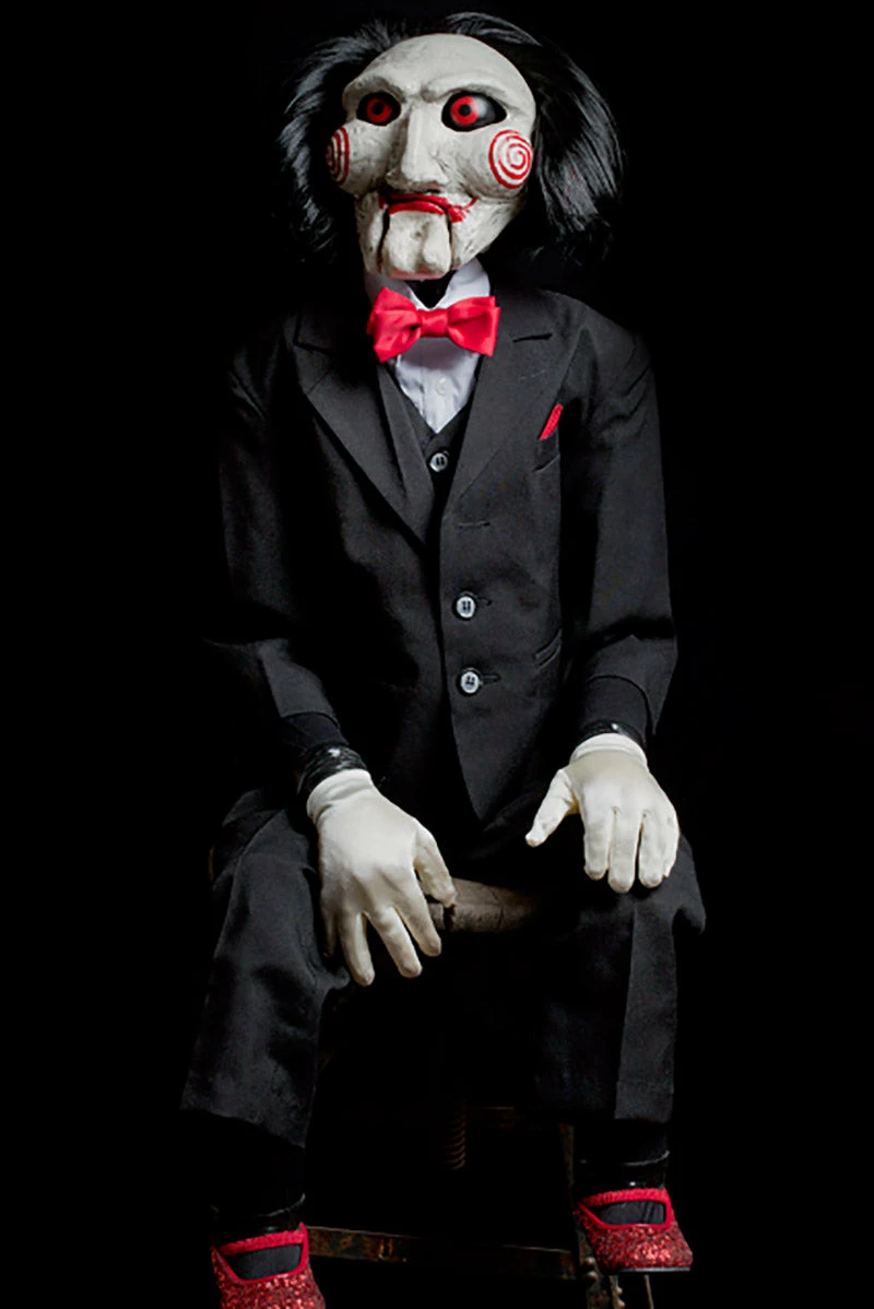 TRICK OR TREAT STUDIOS Saw Billy The Puppet 47" Lifesize Poseable Puppet Prop 3 TRICK OR TREAT STUDIOS Saw Billy The Puppet 47" Lifesize Poseable Puppet Prop