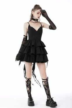 DARK IN LOVE Batling Ruffled Dress