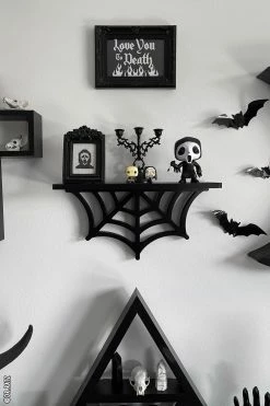 VampireFreaks Spiderweb Shelf -AKUMU INK shop shelf1