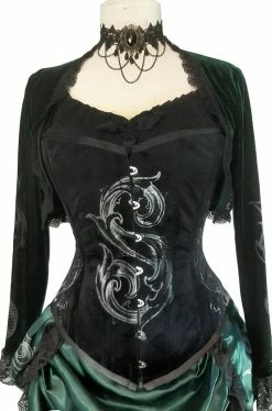 Gallery Serpentine Corsetry The Potion Mistress Corset, Custom Sized -AKUMU INK shop slyth overbust trans