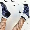 Too Fast Victorian Gothic Damask Lace Trim Ankle Socks -AKUMU INK shop socks ankle lacfngfgnfgnfgnfe trim victorian gothic 331973 550xcopy