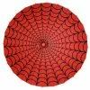 Kreepsville Spiderweb Fabric Parasol [RED/BLACK] -AKUMU INK shop spider parasol