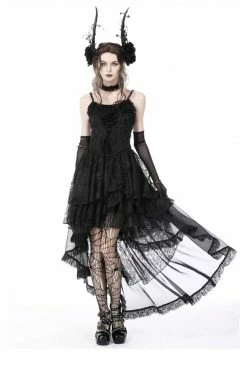 DARK IN LOVE Black Majesty Chiffon Skirt