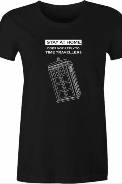 Victorian And Steampunk Women's Black #stayathome Meme Tee