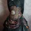 Gallery Serpentine Steampunk Time Under Bust Corset Gown -AKUMU INK shop steampunkgearsunderbustcorsetgownclose