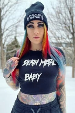 VampireFreaks Death Metal Baby Crop Top