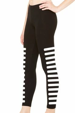 VampireFreaks Whimsy White Stripe Leggings