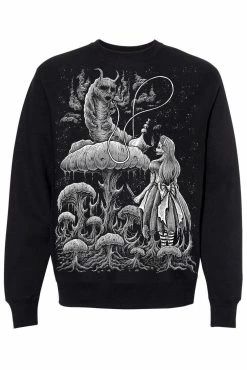 VampireFreaks Alice And The Caterpillar Sweatshirt