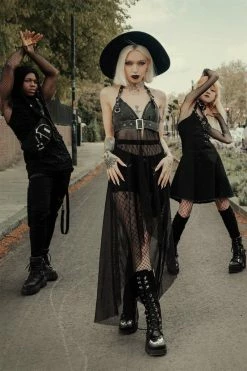 KILLSTAR Fury Road Denim Garter Shorts -AKUMU INK shop t51copy dc890467 7040 44d0 b327 be8e3f4d685a