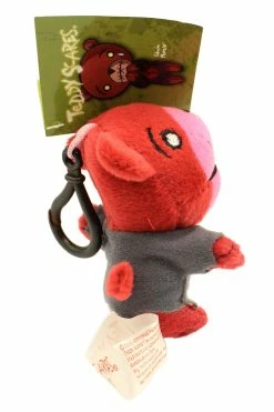 Teddy Scares Edwin Morose Keychain -AKUMU INK shop teddy scares keychain edwin 03