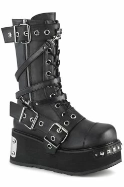 Demonia Metal Militia Boots [Trashville-250 Platforms]