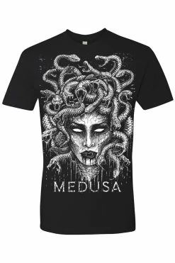 VampireFreaks Medusa Tee [Multiple Styles Available] -AKUMU INK shop tshirt nextlevel black front 31eb126d 6e8e 4267 a312 5230bf113ceb