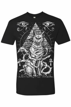 VampireFreaks Bastet Tee [Multiple Styles Available] -AKUMU INK shop tshirt nextlevel black front 4471afca 0096 4fa4 8e66 77976f8fd514