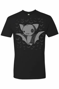 VampireFreaks Baby Bat Tee [Multiple Styles Available] -AKUMU INK shop tshirt nextlevel black front resize d2ced0c7 23d0 454e 8b2f b6b31013d009