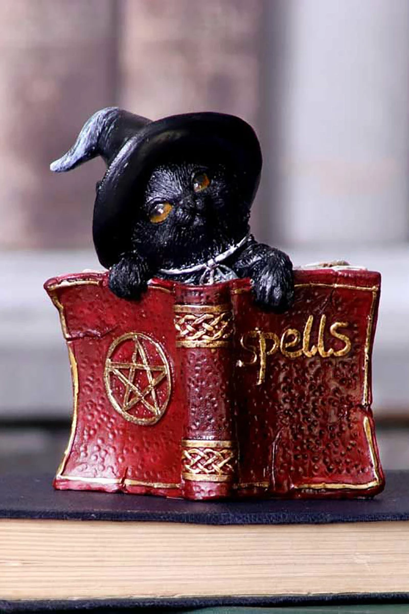 NEMESIS NOW Kitty's Grimoire Spellbook Statue 3 NEMESIS NOW Kitty's Grimoire Spellbook Statue