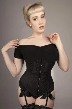 Gallery Serpentine Corsetry Under Bust Victorian Corset, Made To Order -AKUMU INK shop ubvic magdalena