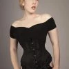 Gallery Serpentine Corsetry Under Bust Victorian Corset, Made To Order -AKUMU INK shop ubvic magdalena2