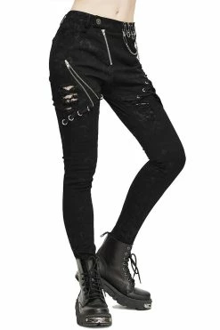 DEVIL FASHION Harajuku Hell Street Punk Pants -AKUMU INK shop uiuiuie