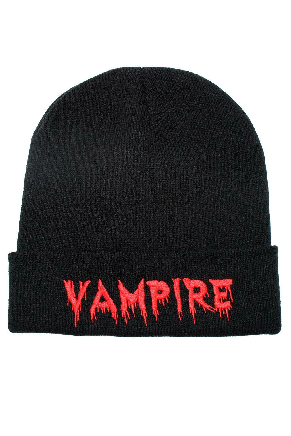 VampireFreaks Bloodthirst Vampire Beanie 3 VampireFreaks Bloodthirst Vampire Beanie