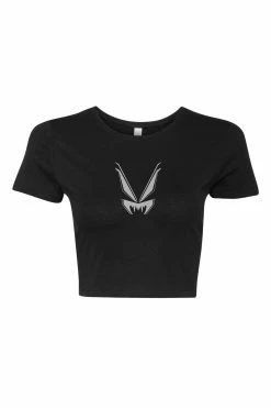 VampireFreaks Crop Top -AKUMU INK shop vfGreyCropTop
