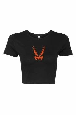 VampireFreaks Crop Top -AKUMU INK shop vfOrangeCropTop